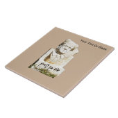 David Ben-Gurion Memorial Fliese (Seite)