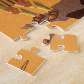 David bereitet sich darauf vor, Goliath mit einem Puzzle (Seite)