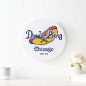 David Berg & Company, Chicago, IL 1860-1992 Große Wanduhr (Zuhause)