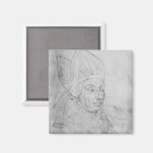 David, Bischof von Utrecht Magnet (Vorderseite/Rückseite)