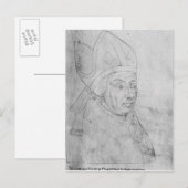 David, Bischof von Utrecht Postkarte (Vorne/Hinten)