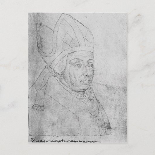 David, Bischof von Utrecht Postkarte (Vorderseite)