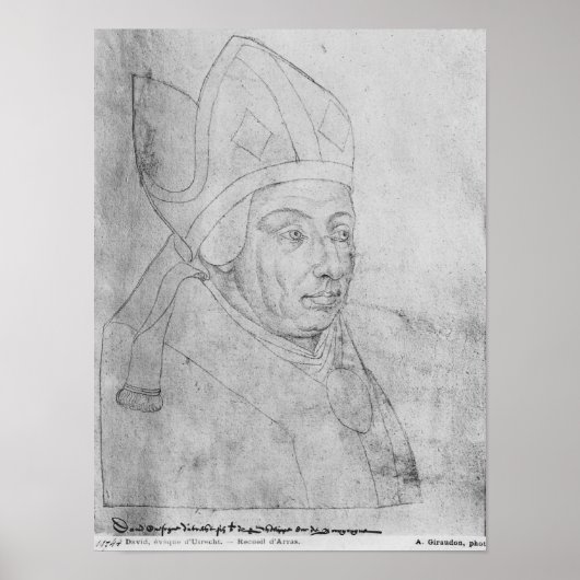 David, bishop of Utrecht Poster (Vorne)