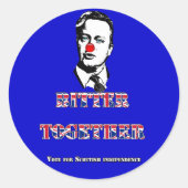 David Cameron Bitter Together Sticker (Vorderseite)