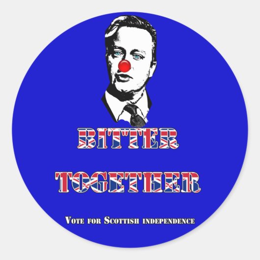 David Cameron Bitter Together Sticker (Vorderseite)