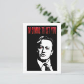 David Cameron Blood Sucker Postcard Postkarte (Stehend Vorderseite)