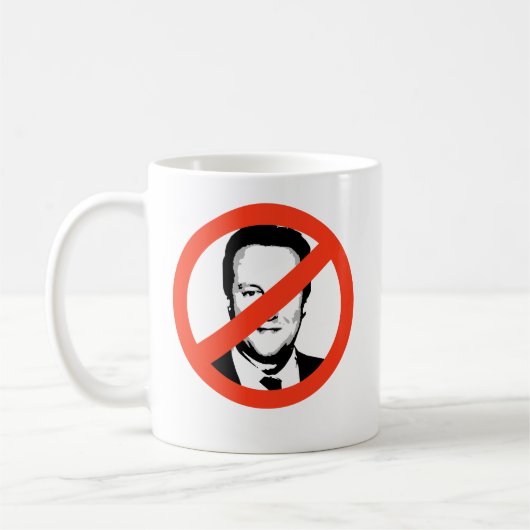 David Cameron Kaffeetasse (Links)