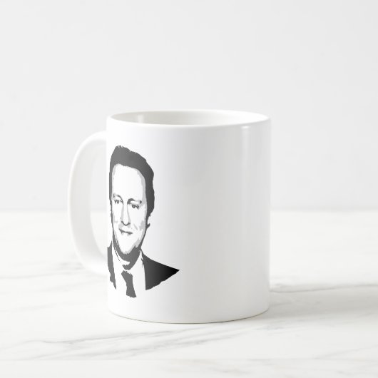 David Cameron Kaffeetasse (Vorderseite Links)