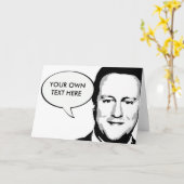 David Cameron Karte (Gelbe Blume)