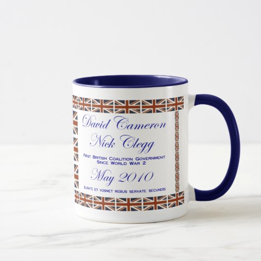 David Cameron ~ Nick Clegg ~ Koalition Tasse (Rechts)