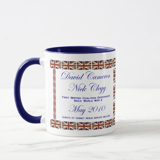 David Cameron ~ Nick Clegg ~ Koalition Tasse (Links)