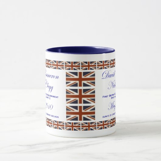 David Cameron ~ Nick Clegg ~ Koalition Tasse (Zentrum)