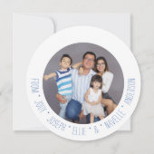 David Christmas Tree Grußkarte Einladung (Rückseite)