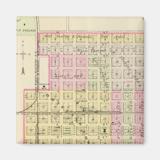 David City, Nebraska Magnet (Vorne)