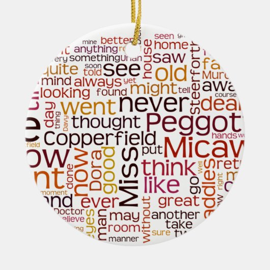 David Copperfield Keramik Ornament (Vorne)