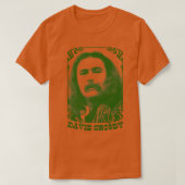 David Crosby Retro Fan Design T-Shirt (Design vorne)