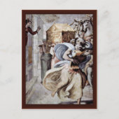 David Dancing Before The Heilige Ark (Ark) Postkarte (Vorderseite)