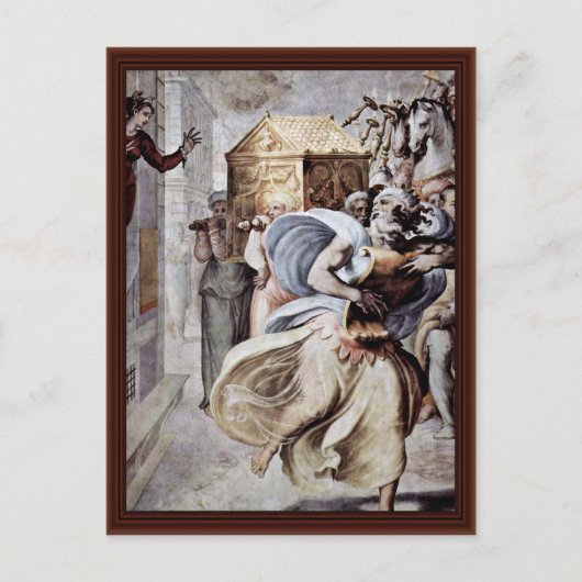 David Dancing Before The Heilige Ark (Ark) Postkarte (Vorderseite)