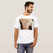 David, der auf der Harfe spielt T-Shirt (Vorne ganz)