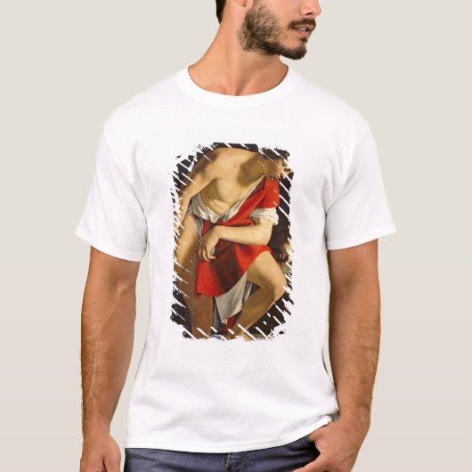 David, der den Kopf von Goliath erwägt T-Shirt (Vorderseite)
