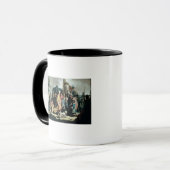 David, der den Kopf von Goliath König Saul Tasse (Vorderseite Links)