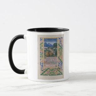 David, der die Schafe seines Vaters gegen a Tasse