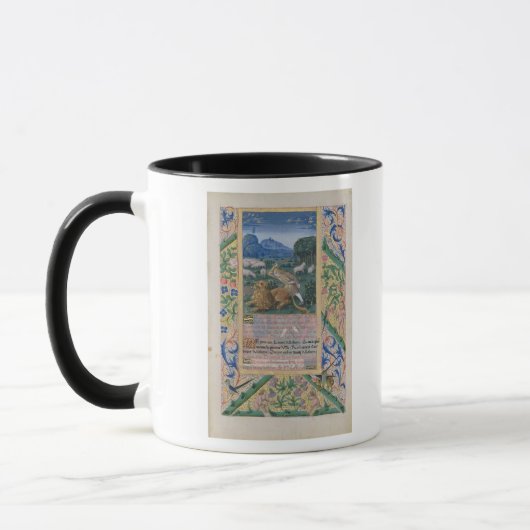 David, der die Schafe seines Vaters gegen a Tasse (Links)