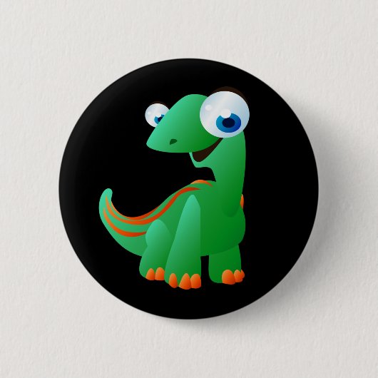 David der Dinosaurier Button (Vorderseite)
