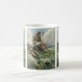 David der Hirte durch Copping, Vintage Religion Kaffeetasse (Mittel)