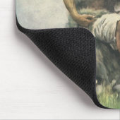 David der Hirte durch Copping, Vintage Religion Mousepad (Ecke)