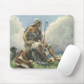 David der Hirte durch Copping, Vintage Religion Mousepad (Mit Mouse)