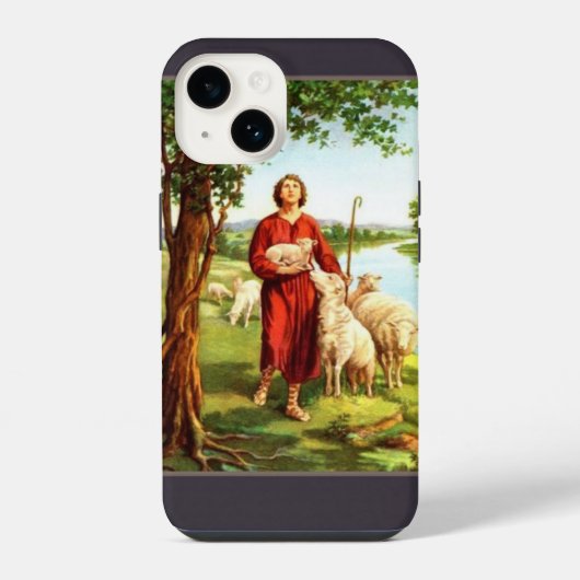 David der Hirte iPhone Hülle (Rückseite)