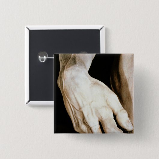 David durch Michelangelo Buonarroti, 1501-04 Button (Vorne & Hinten)