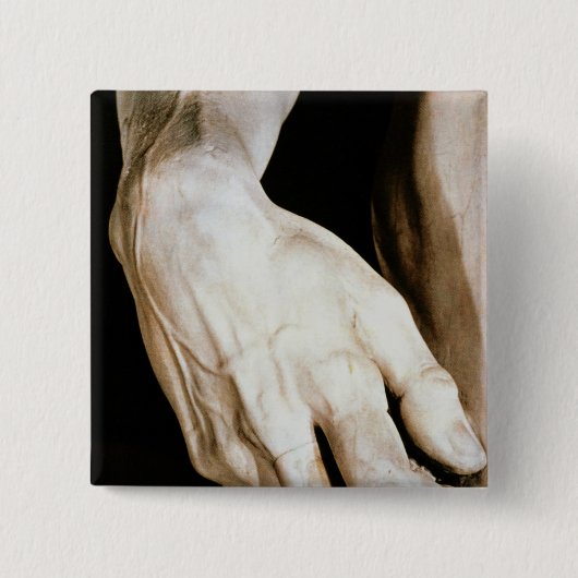 David durch Michelangelo Buonarroti, 1501-04 Button (Vorderseite)