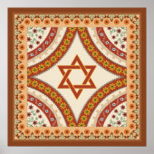 David Elegant Vintag Barockkunst Poster (Vorne)