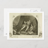 David Garrick (1717-79) als Richard III, Act V Sce Postkarte (Vorne/Hinten)