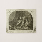 David Garrick (1717-79) als Richard III, Tat V Puzzle (Horizontal)