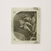 David Garrick (1717-79) als Richard III, Tat V Puzzle (Vertikal)