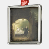 David Garrick (1717-79) und George Anne Bellamy ( Ornament Aus Metall (Links)