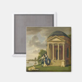 David Garrick (1717-79) und seine Ehefrau durch se Magnet (Vorderseite/Rückseite)