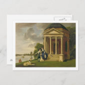 David Garrick (1717-79) und seine Ehefrau durch se Postkarte (Vorne/Hinten)