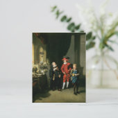 David Garrick mit William Burton und John Postkarte (Stehend Vorderseite)