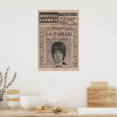 DAVID GARRICK Poster - 1966 Original NME Poster (Küche)