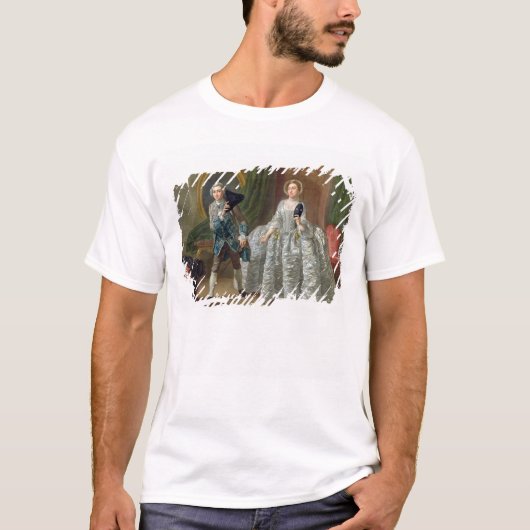 David Garrick und Frau Pritchard 'im T-Shirt (Vorderseite)