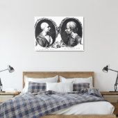 David Garrick und Shakespeare Leinwanddruck (Insitu (Schlafzimmer))