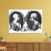 David Garrick und Shakespeare Leinwanddruck (Insitu (Wohnzimmer))