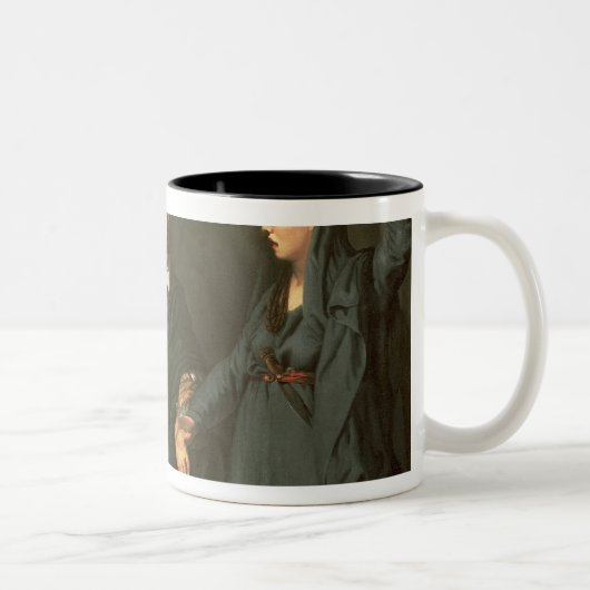 David Garrick zwischen den Musen der Tragödie Zweifarbige Tasse (Rechts)