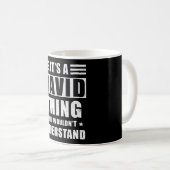 David Gift Kaffeetasse (VorderseiteRechts)