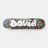 David Graffiti Custom Personalisiert Skateboard (Horizontal)