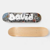 David Graffiti Custom Personalisiert Skateboard (Horizontal)